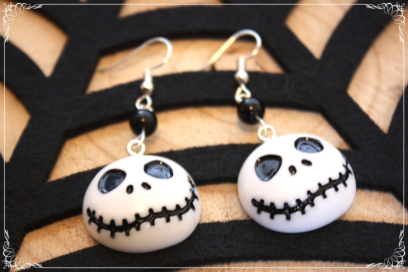 Boucles d'oreilles automne Halloween style "Mister Jack"