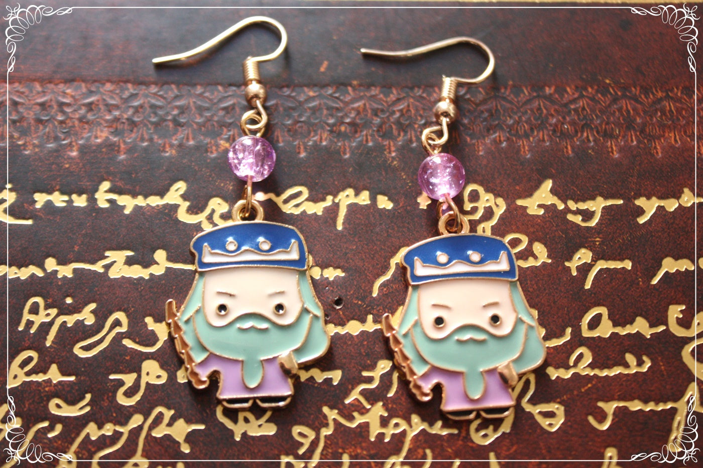 Boucles d'oreilles style "Harry Potter"