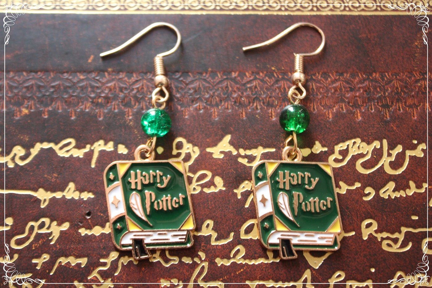 Boucles d'oreilles style "Harry Potter - Livres - Robes - Plateforme 9 3/4"