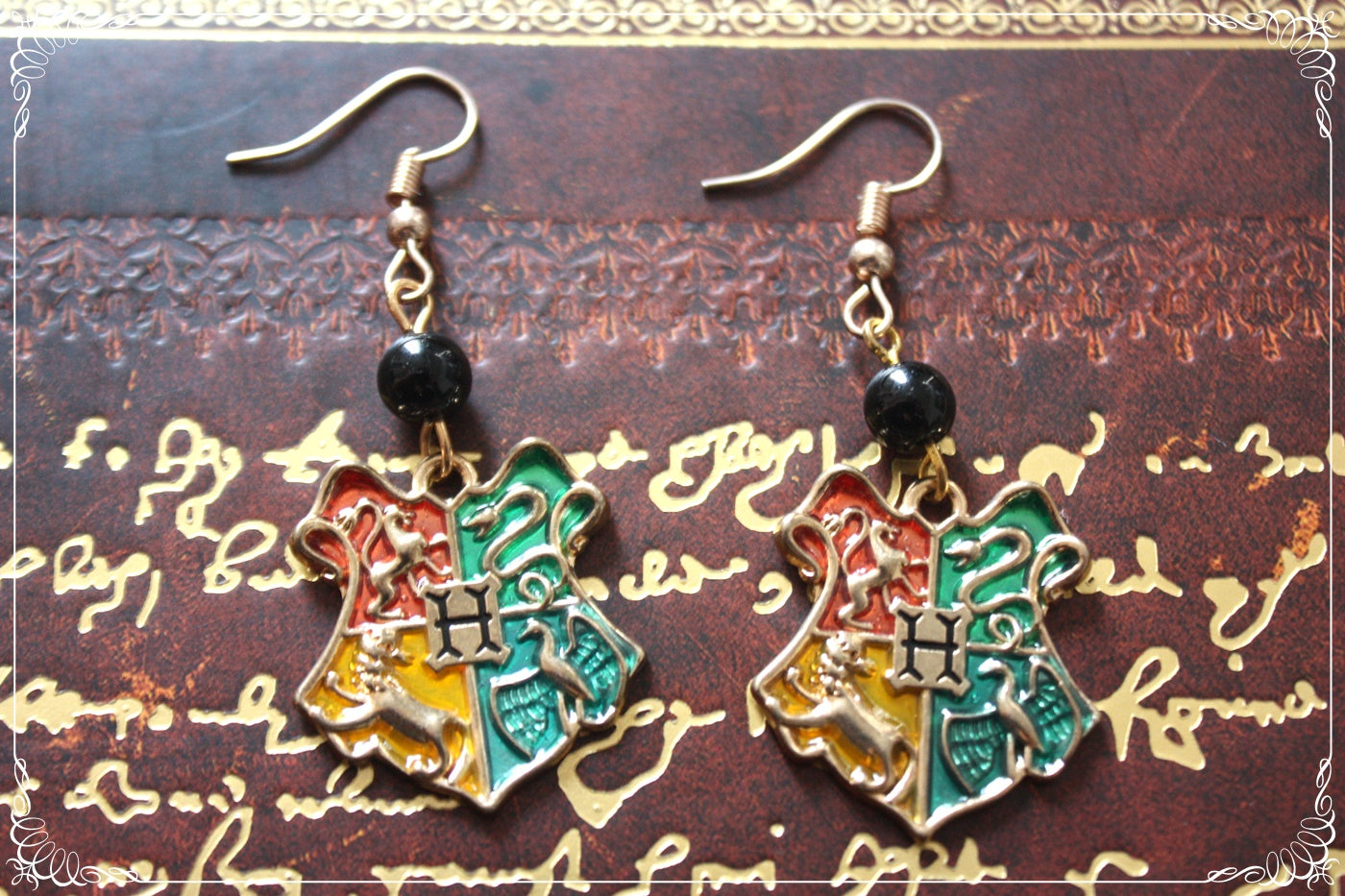Boucles d'oreilles style "Harry Potter - Livres - Robes - Plateforme 9 3/4"