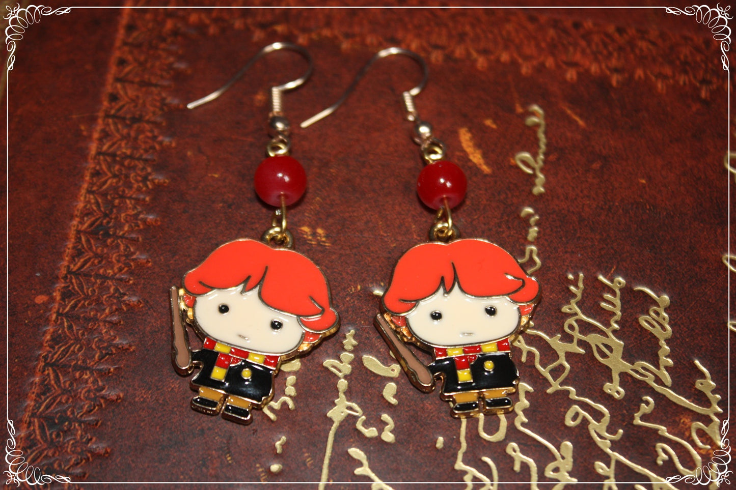Boucles d'oreilles style "Harry Potter"