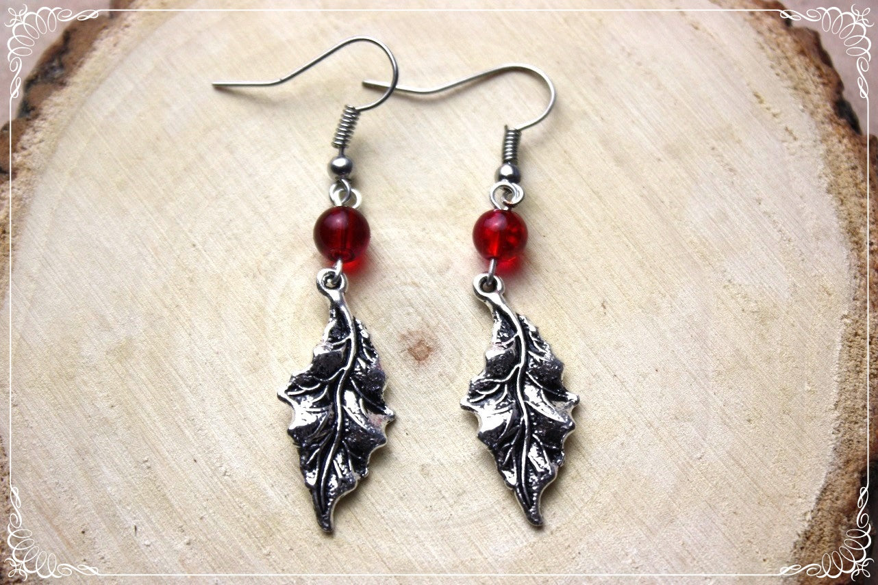 Boucles d'oreilles "Feuilles"