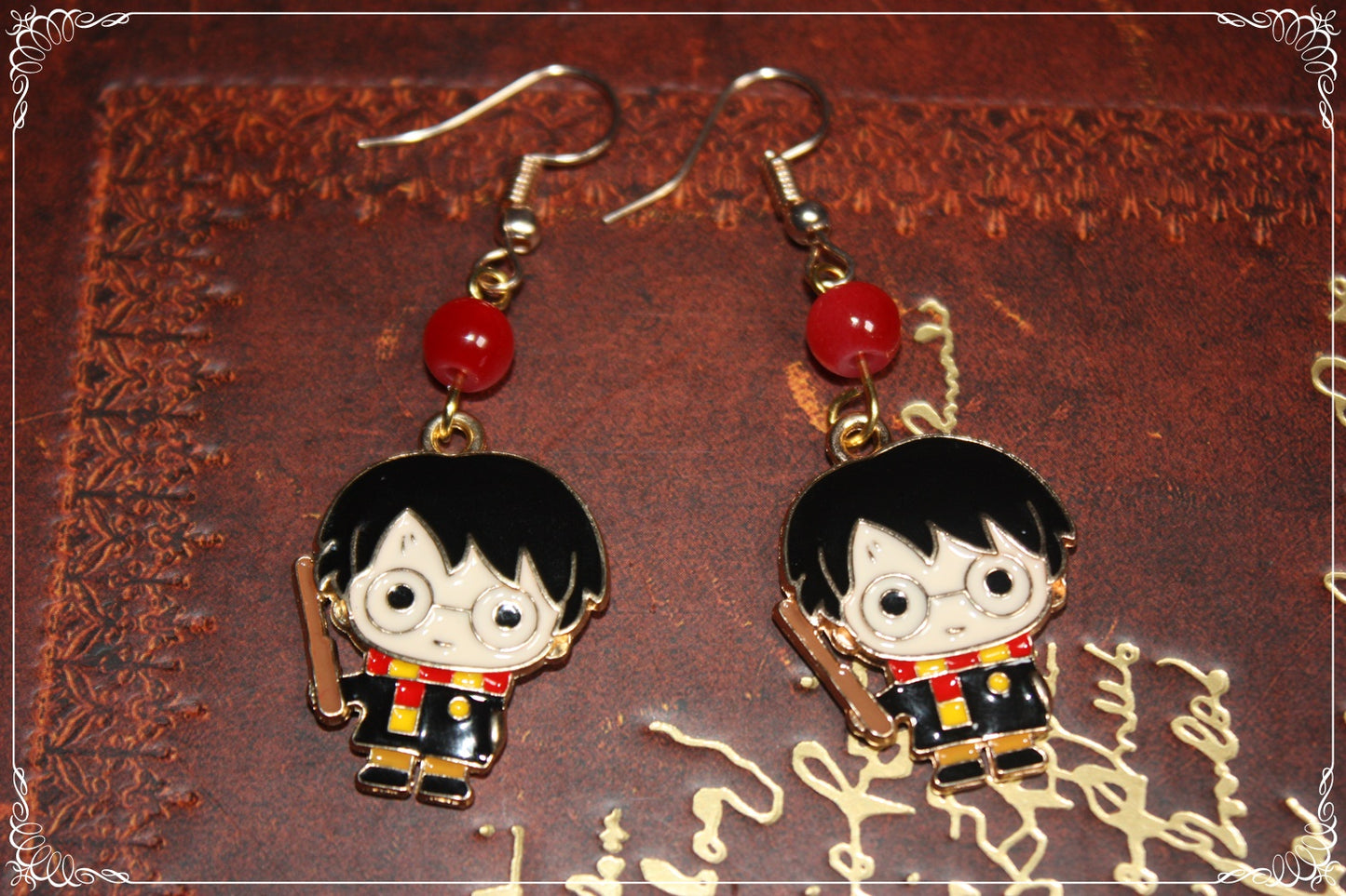 Boucles d'oreilles style "Harry Potter"