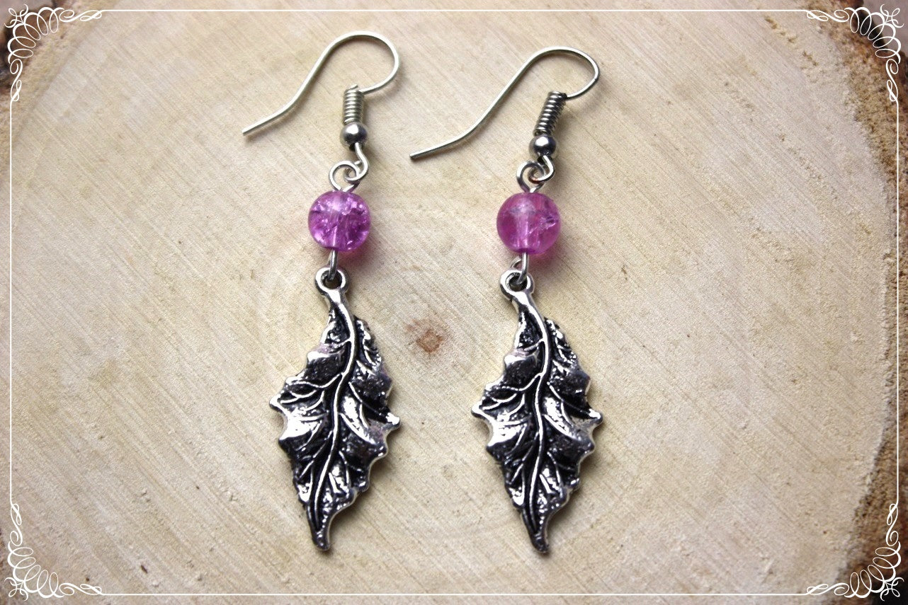 Boucles d'oreilles "Feuilles"