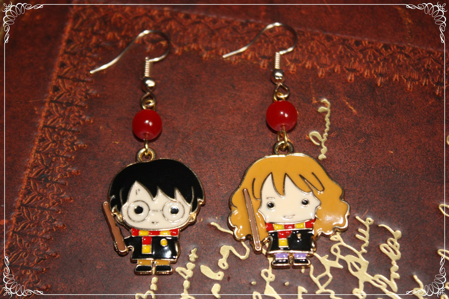 Boucles d'oreilles style "Harry Potter"
