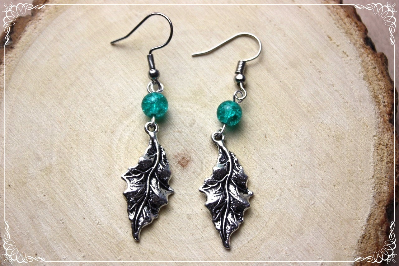 Boucles d'oreilles "Feuilles"