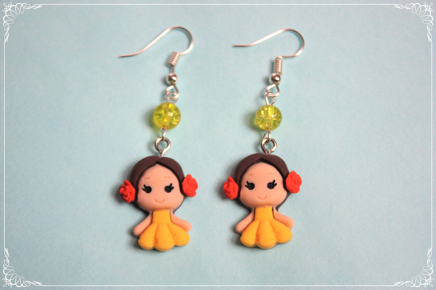 Boucles d'oreilles style "Princesses Disney"