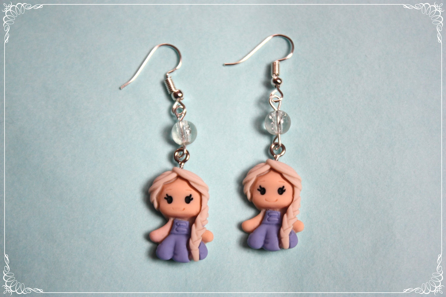 Boucles d'oreilles style "Princesses Disney"