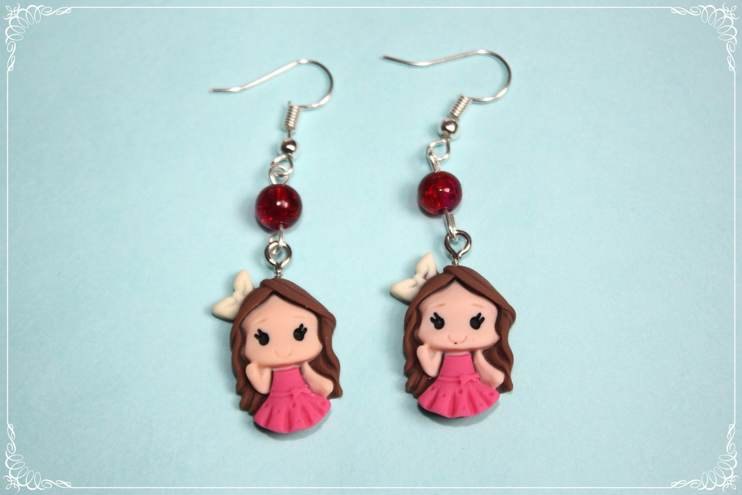 Boucles d'oreilles style "Princesses Disney"
