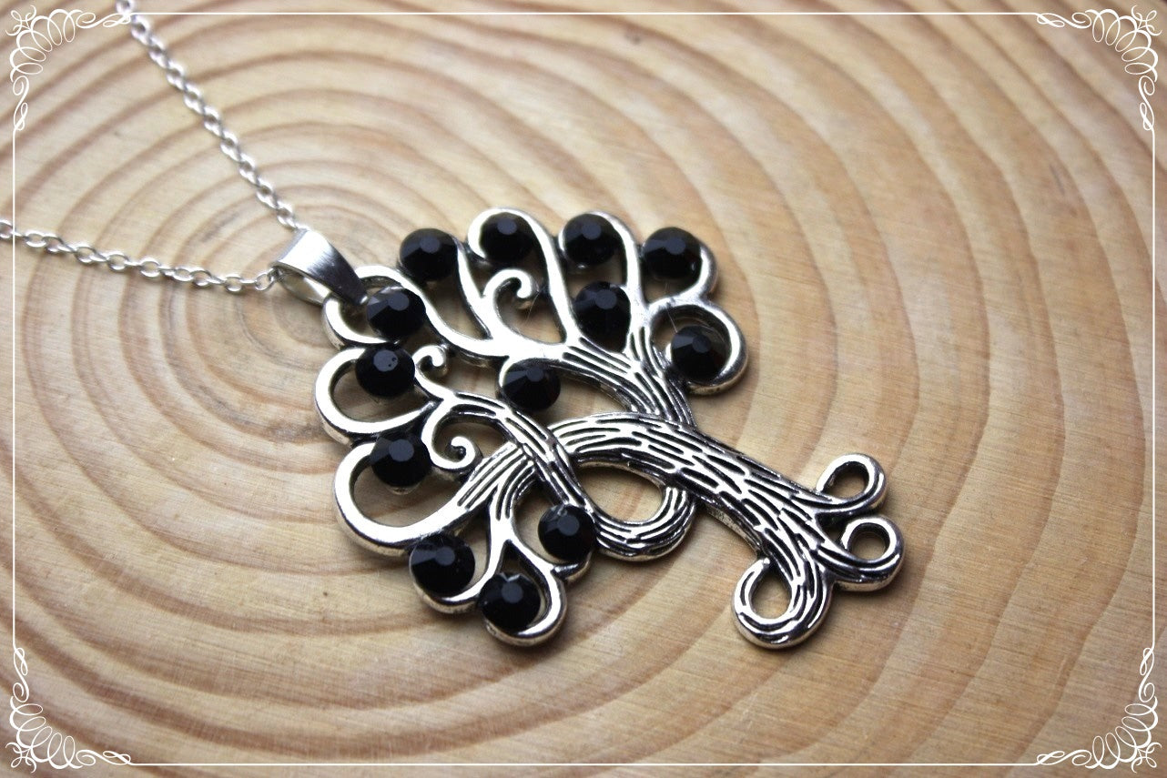 Grands pendentifs "Arbres méandres"