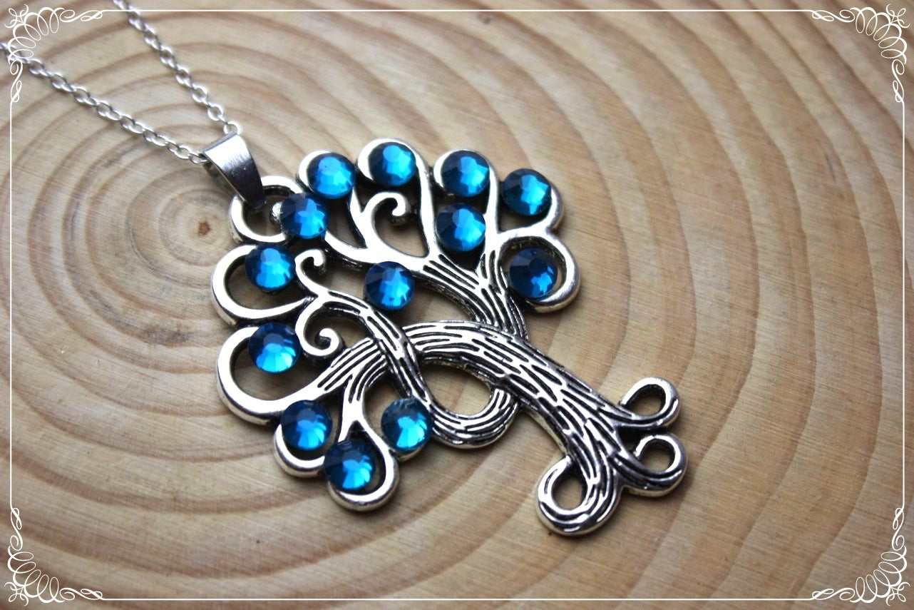 Grands pendentifs "Arbres méandres"