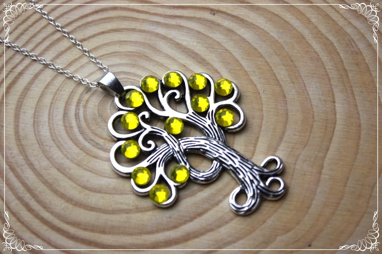 Grands pendentifs "Arbres méandres"