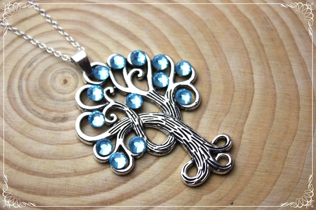 Grands pendentifs "Arbres méandres"