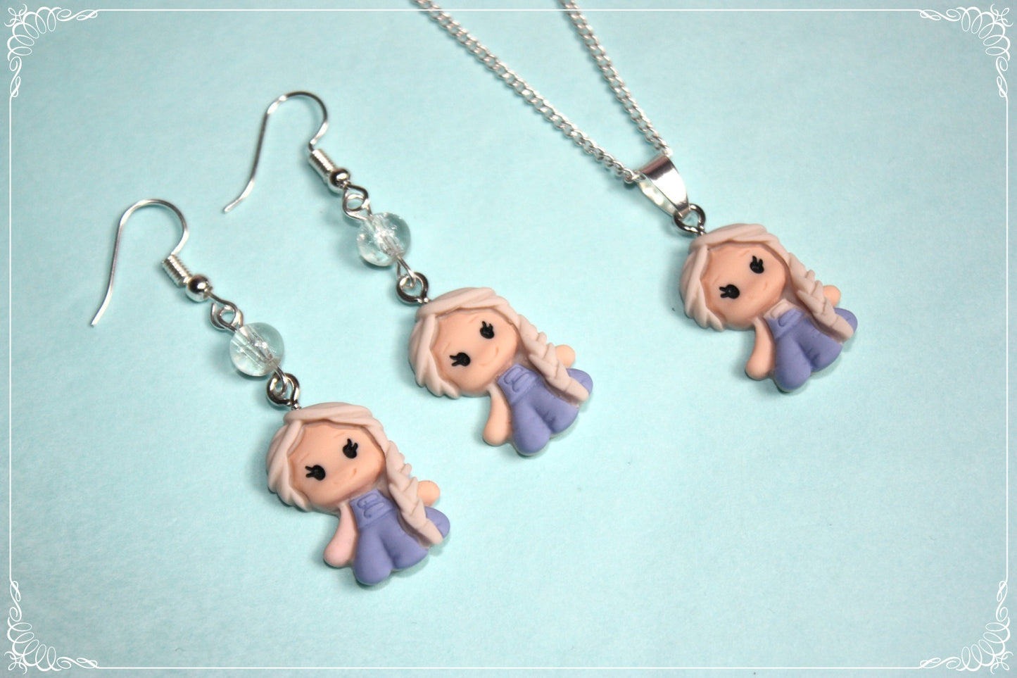 Boucles d'oreilles style "Princesses Disney"