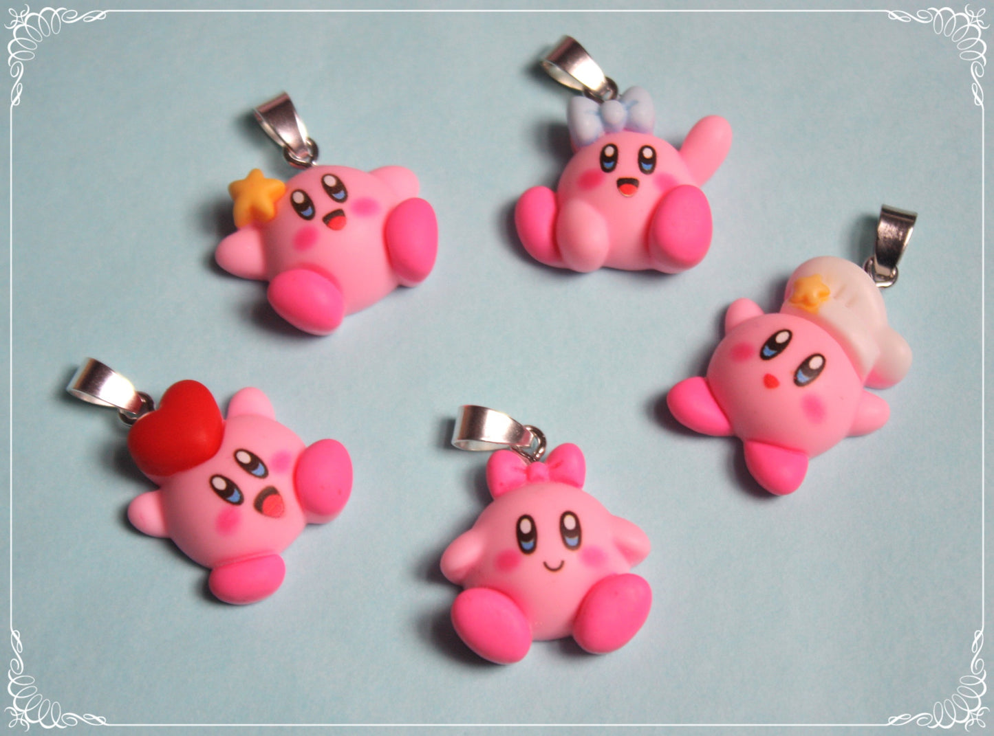 Pendentifs style "Kirby"