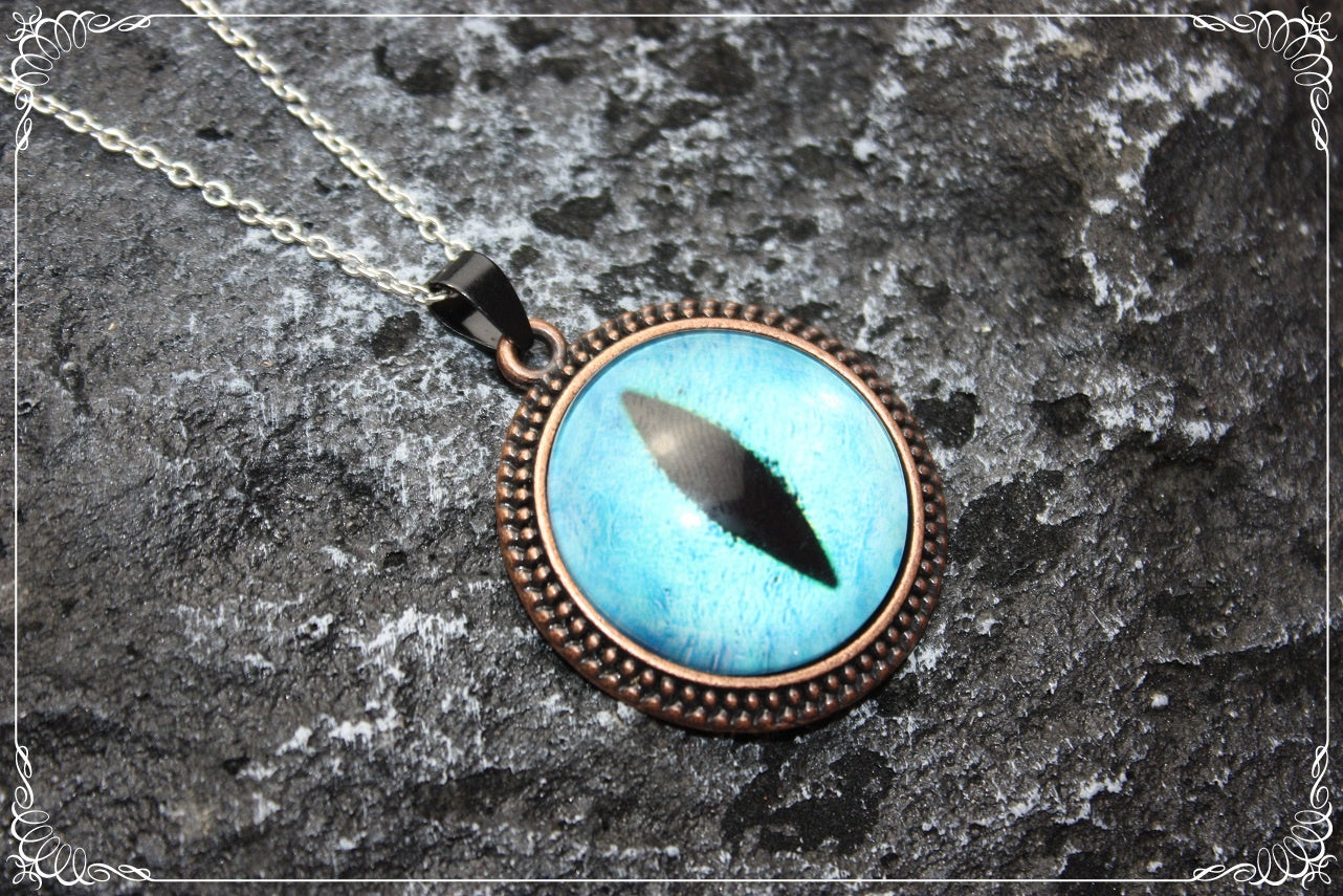 Pendentifs "Oeil de dragon - Cuivre"