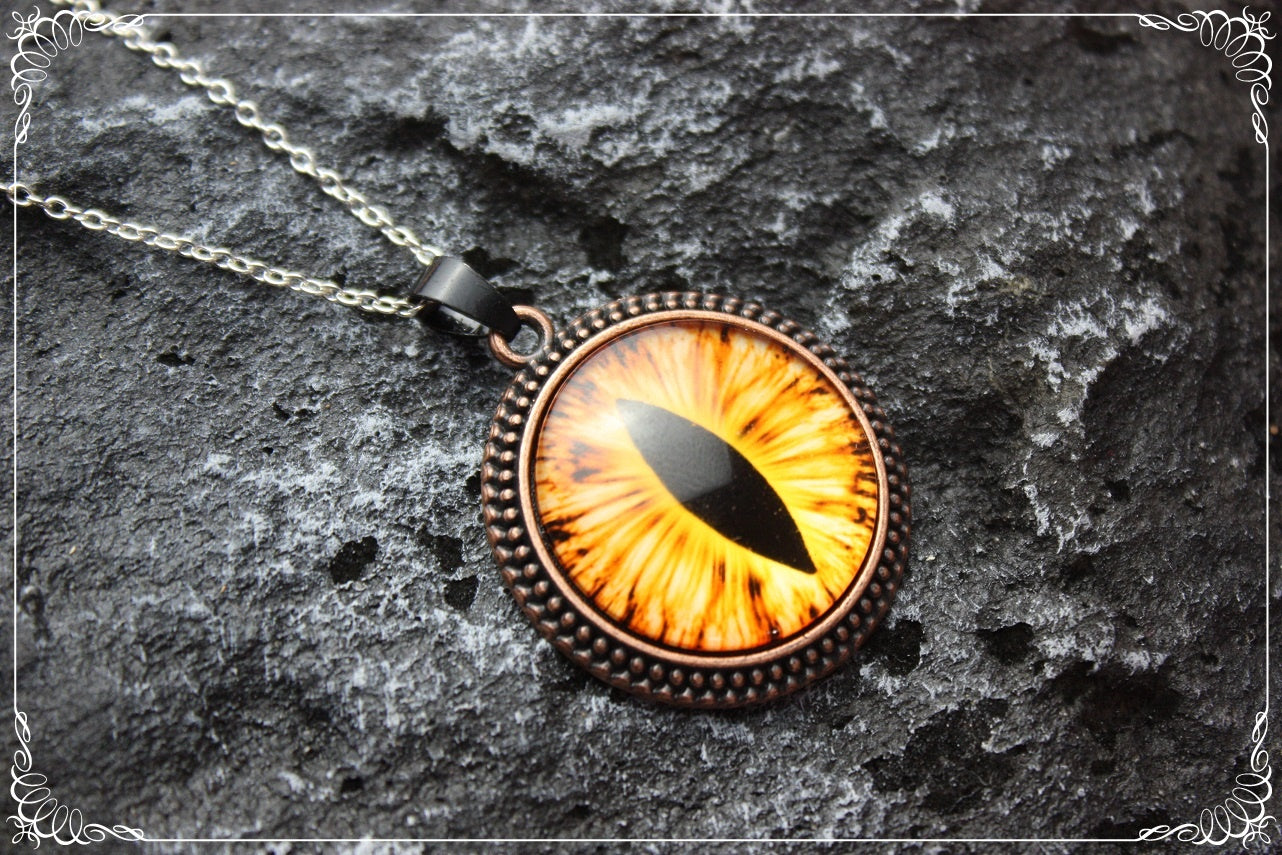 Pendentifs "Oeil de dragon - Cuivre"