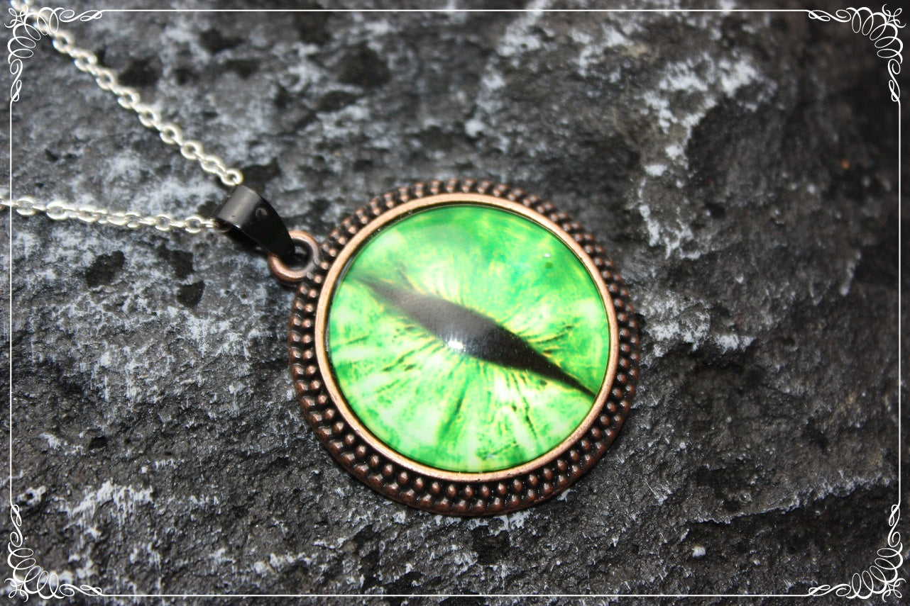 Pendentifs "Oeil de dragon - Cuivre"