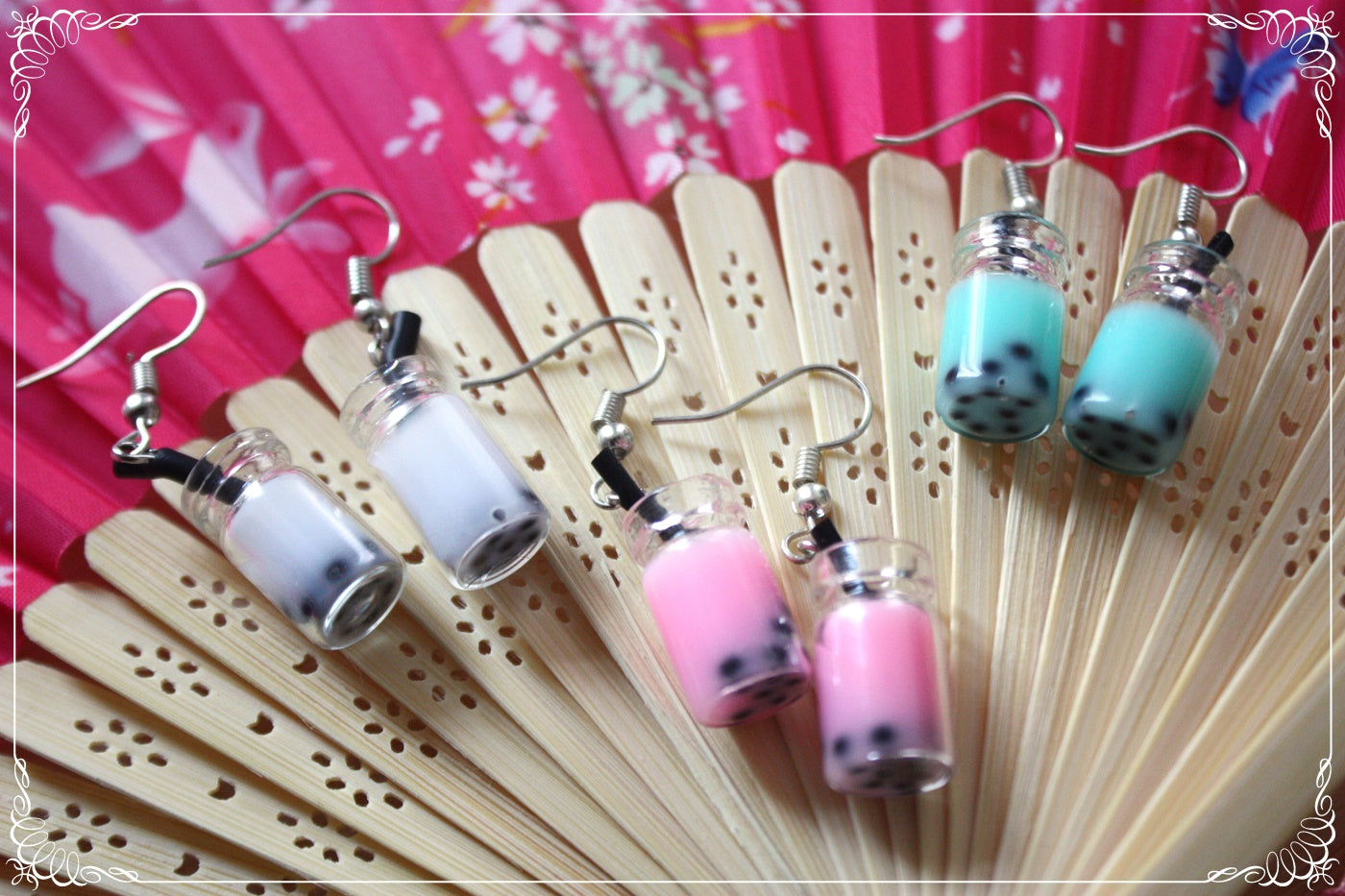 Boucles d'oreilles "Bubble Tea"
