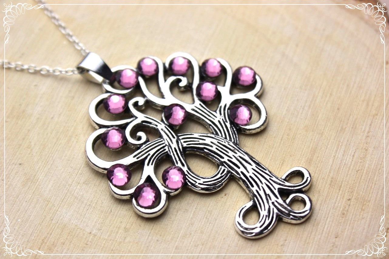 Grands pendentifs "Arbres méandres"