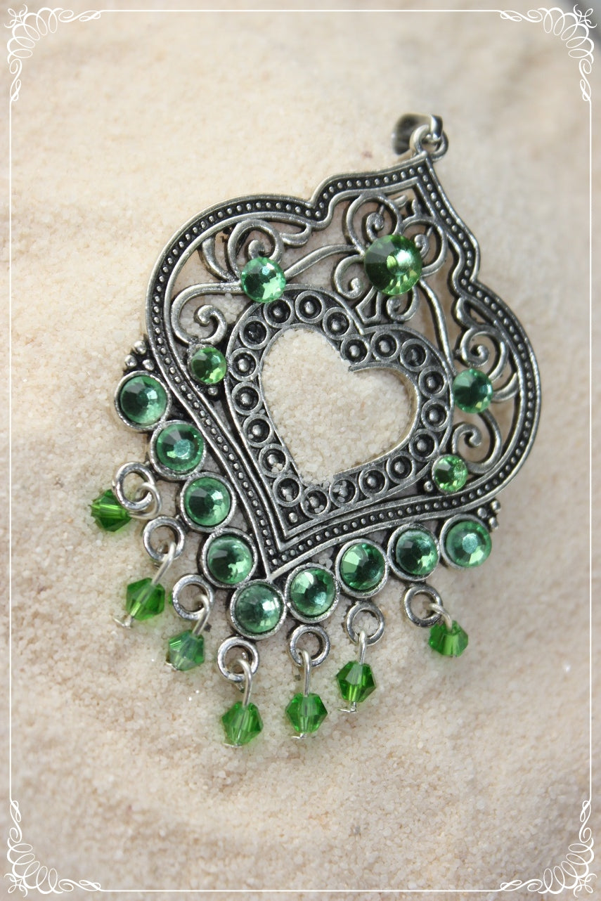 Pendentifs orientalisants "Coeurs"