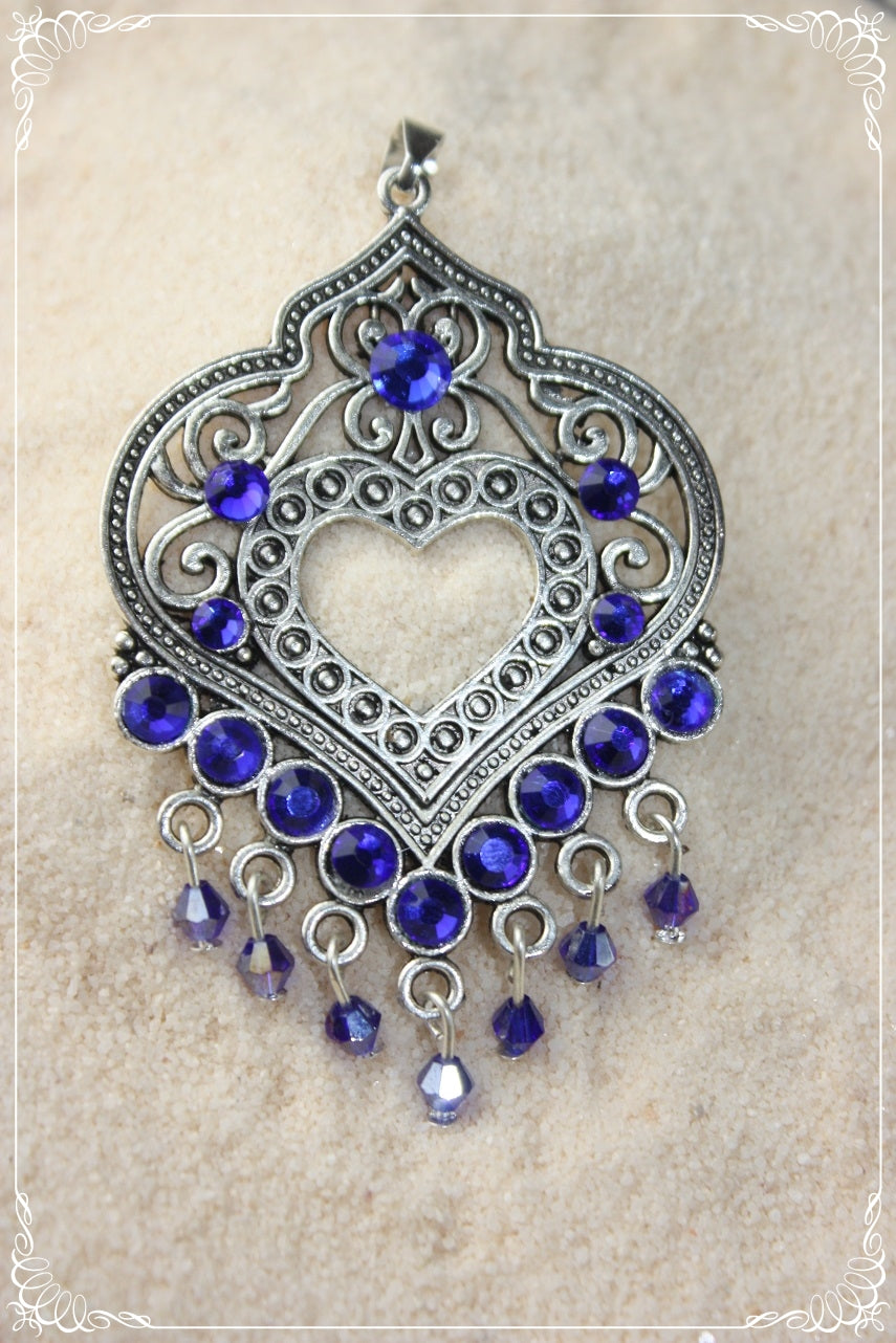 Pendentifs orientalisants "Coeurs"