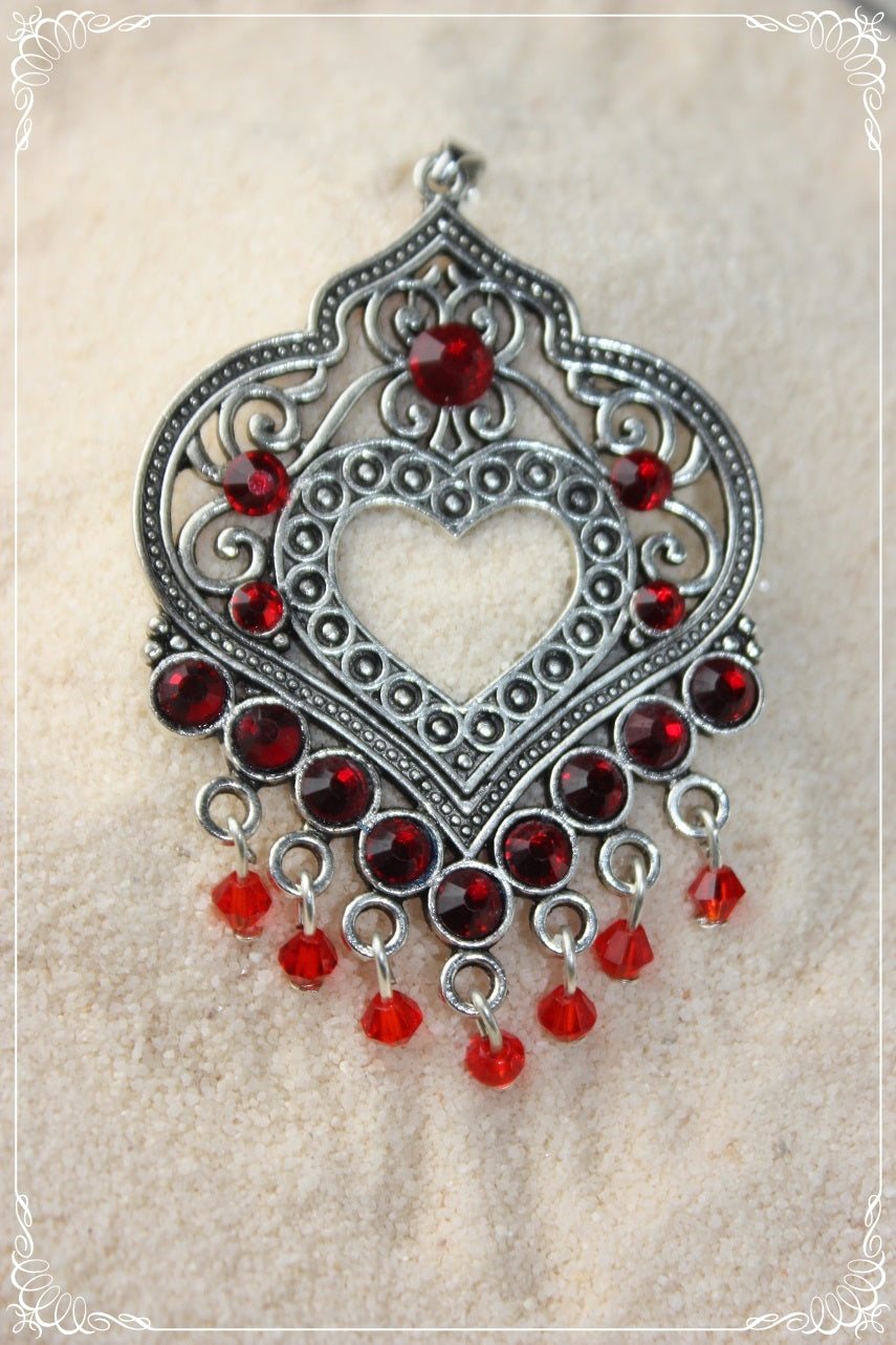 Pendentifs orientalisants "Coeurs"