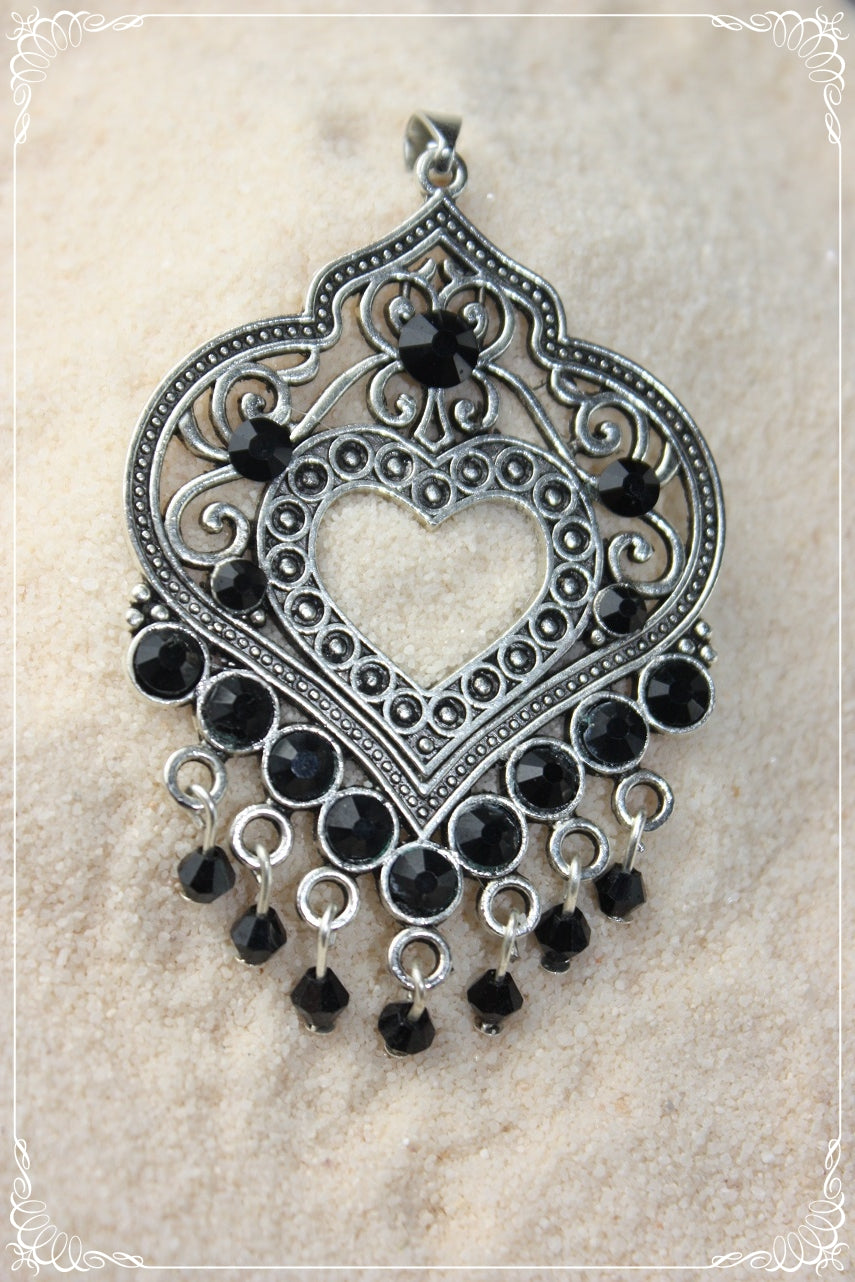 Pendentifs orientalisants "Coeurs"