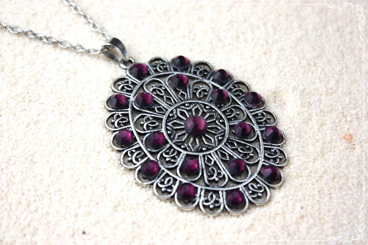 Pendentifs orientalisants "Ovales"