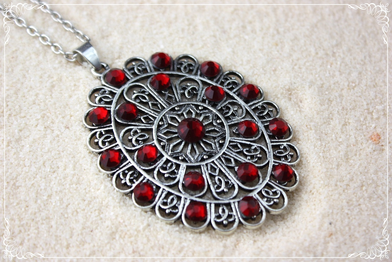 Pendentifs orientalisants "Ovales"
