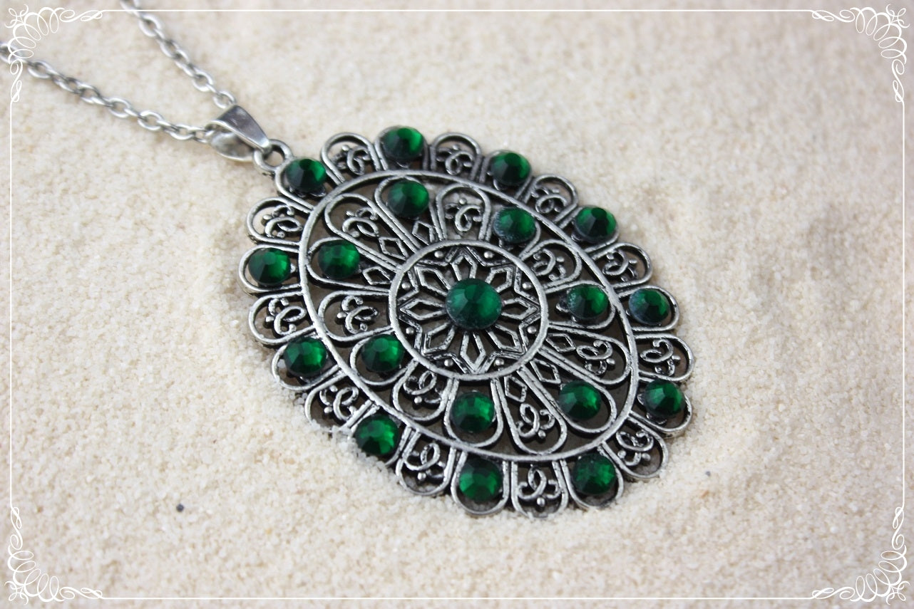 Pendentifs orientalisants "Ovales"