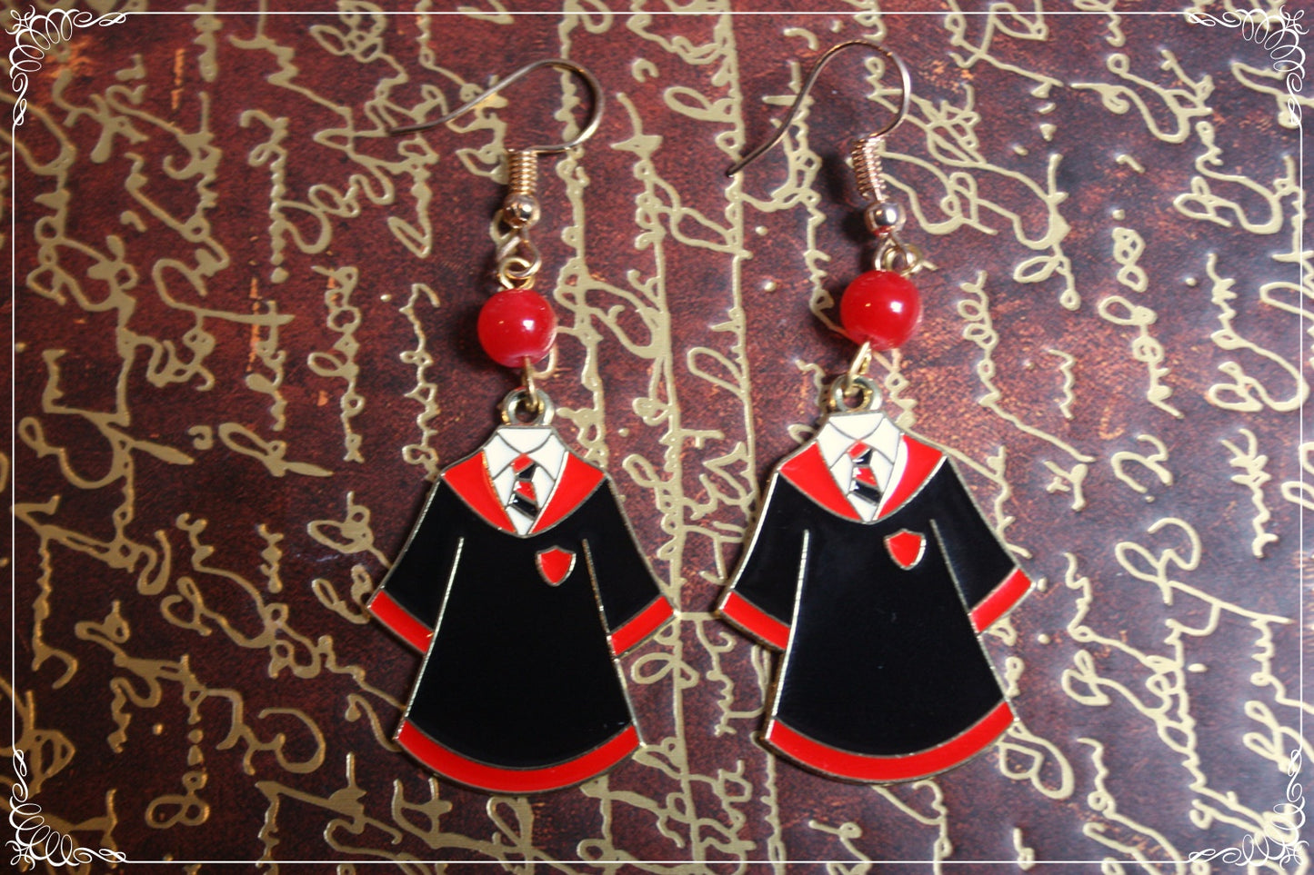 Boucles d'oreilles style "Harry Potter - Livres - Robes - Plateforme 9 3/4"