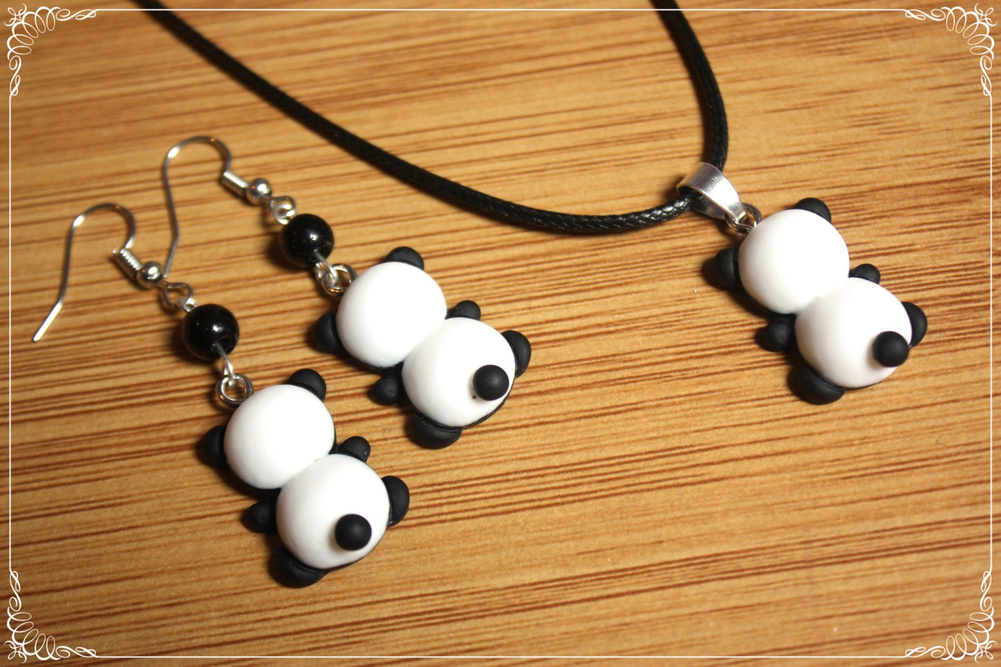 Pendentifs "Pandas"