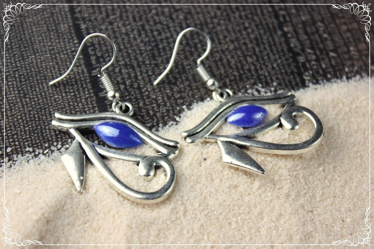 Boucles d'oreilles "Egypte - Oeil d'Horus"