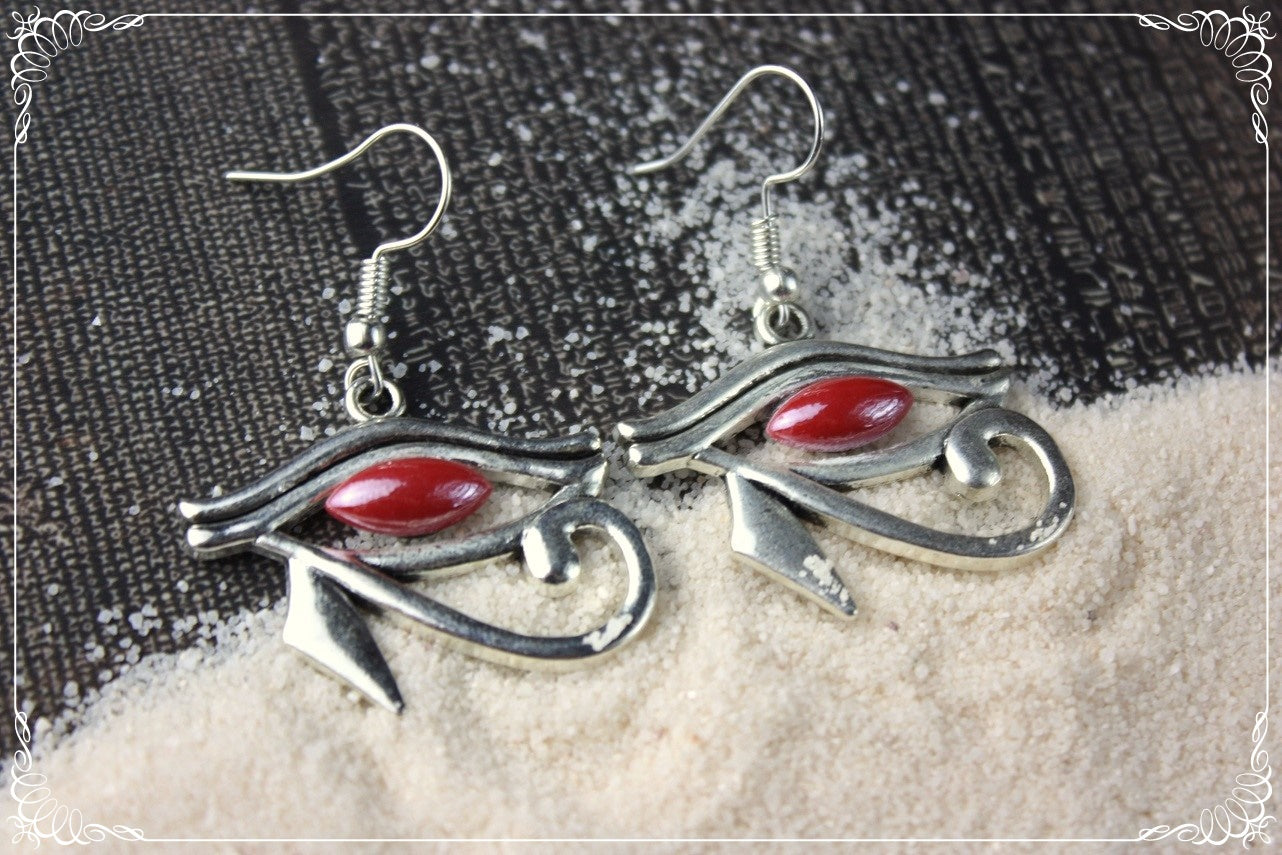 Boucles d'oreilles "Egypte - Oeil d'Horus"
