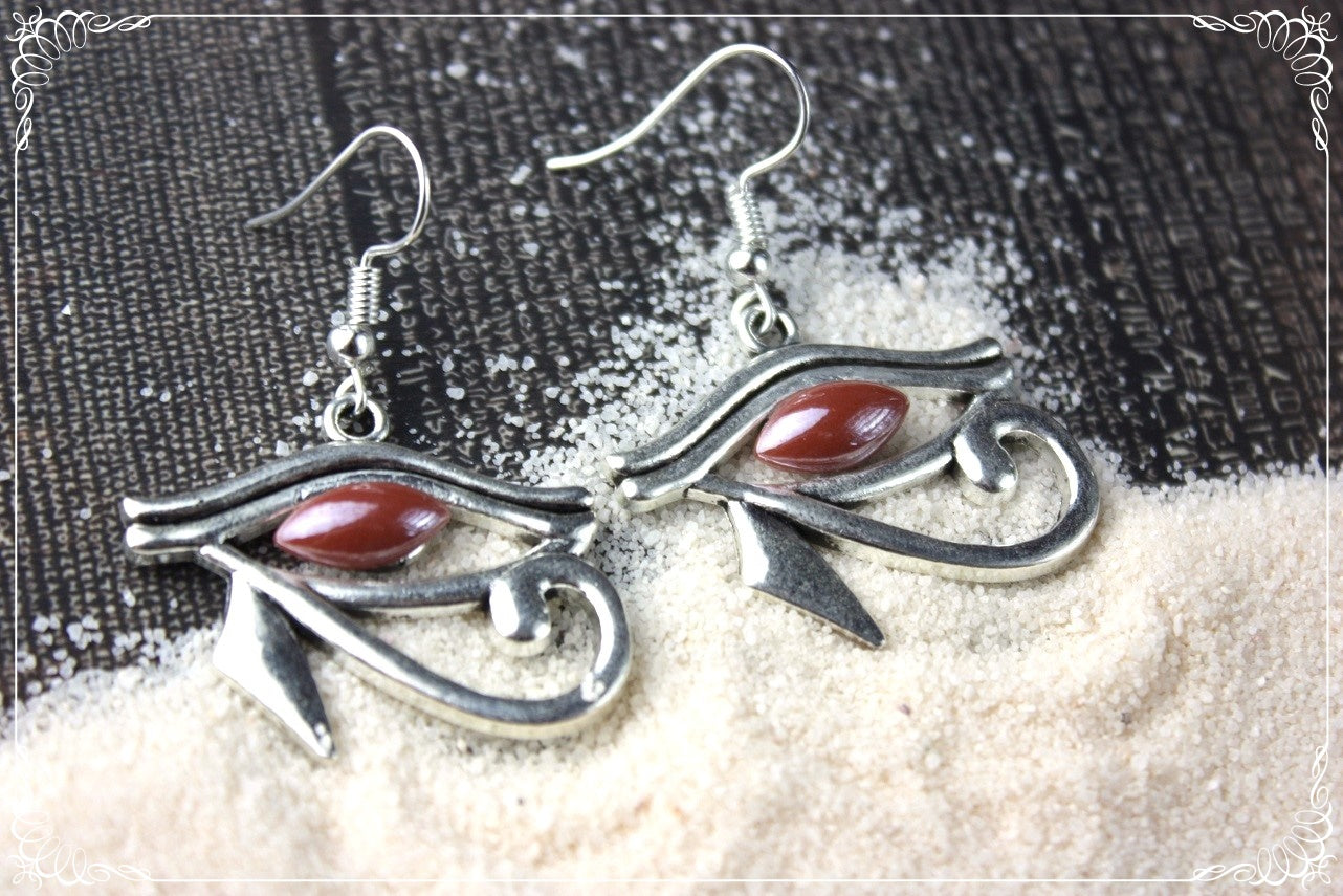 Boucles d'oreilles "Egypte - Oeil d'Horus"