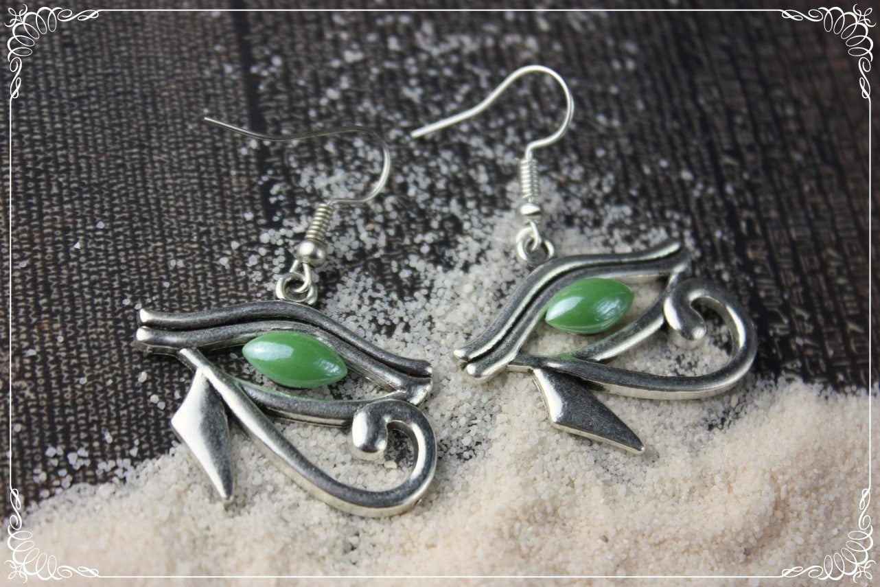 Boucles d'oreilles "Egypte - Oeil d'Horus"