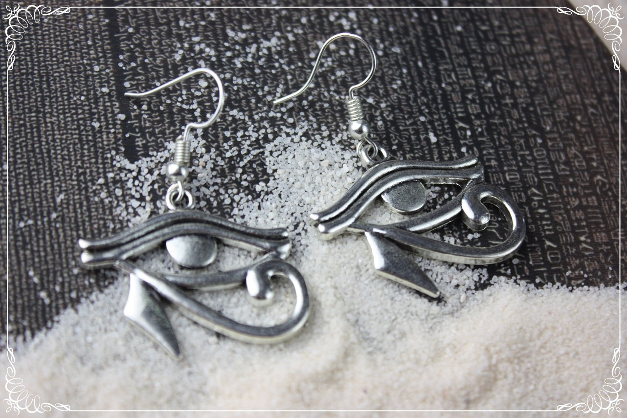 Boucles d'oreilles "Egypte - Oeil d'Horus"