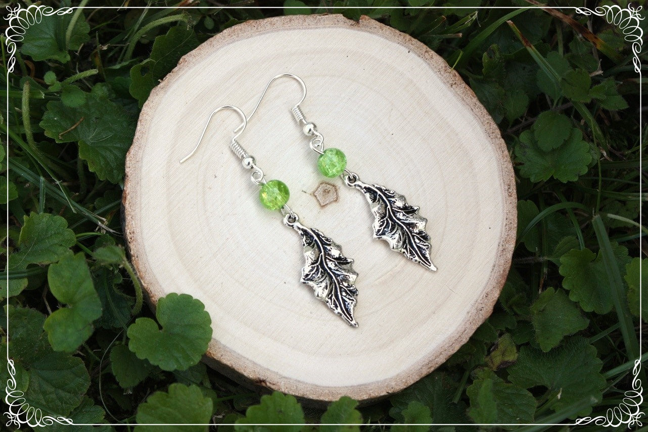 Boucles d'oreilles "Feuilles"