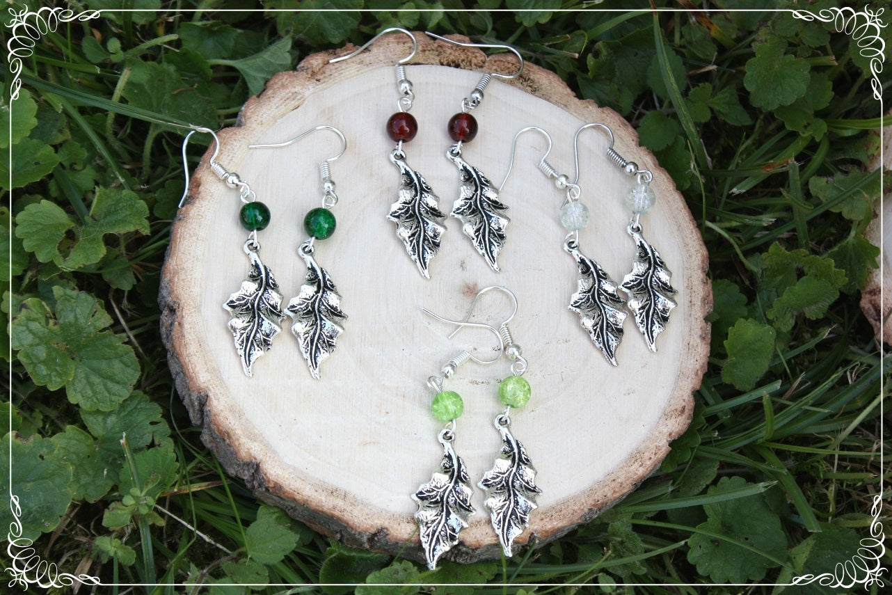 Boucles d'oreilles "Feuilles"