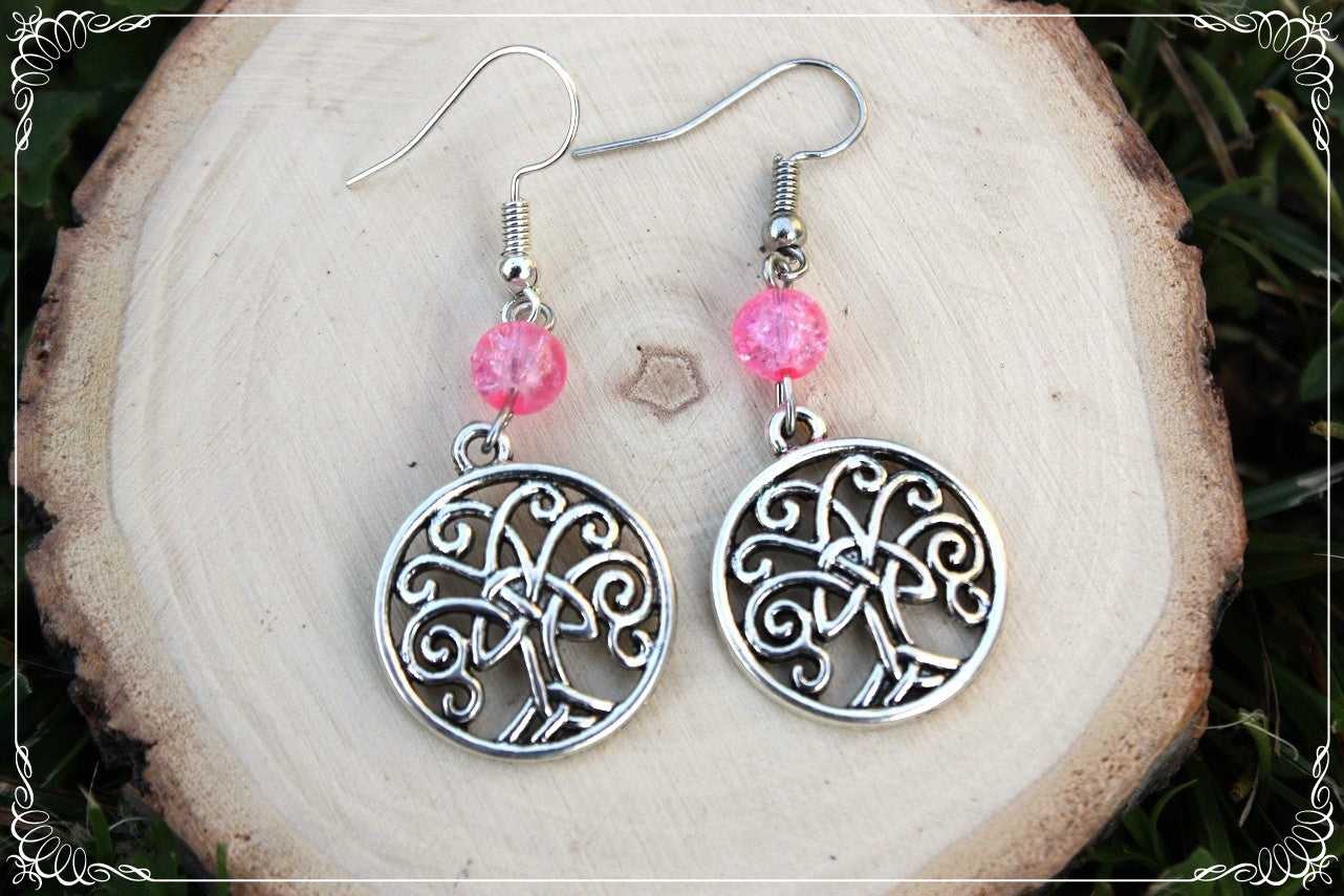 Boucles d'oreilles "Arbres celtiques"