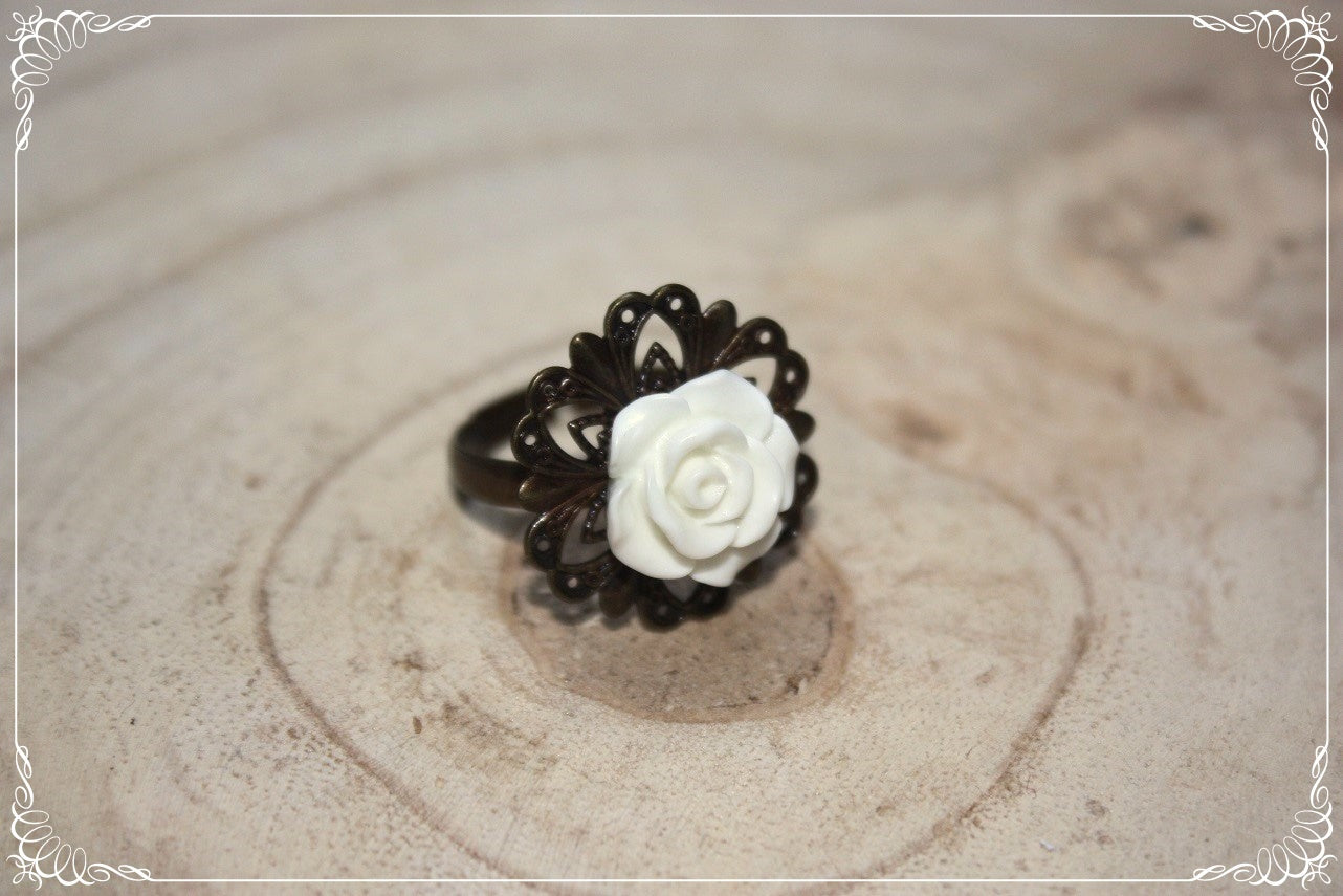 Bagues bronze "Roses"