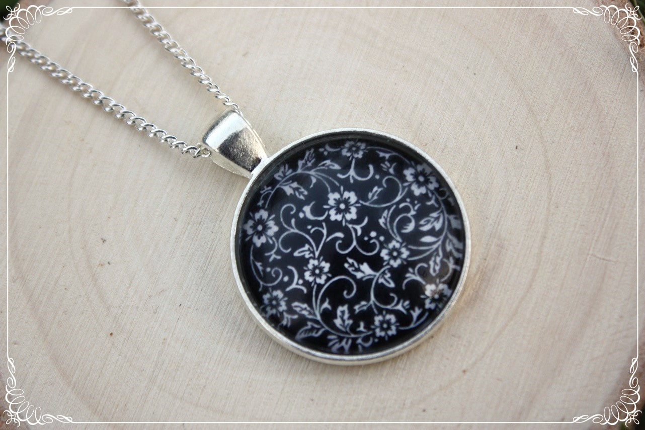 Pendentifs "Mandalas - Noirs"