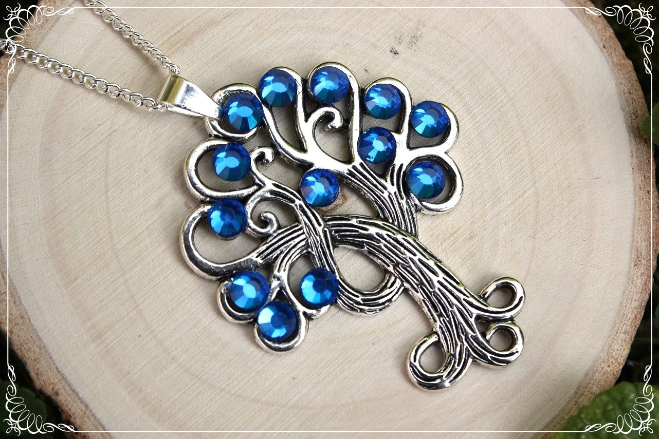 Grands pendentifs "Arbres méandres"