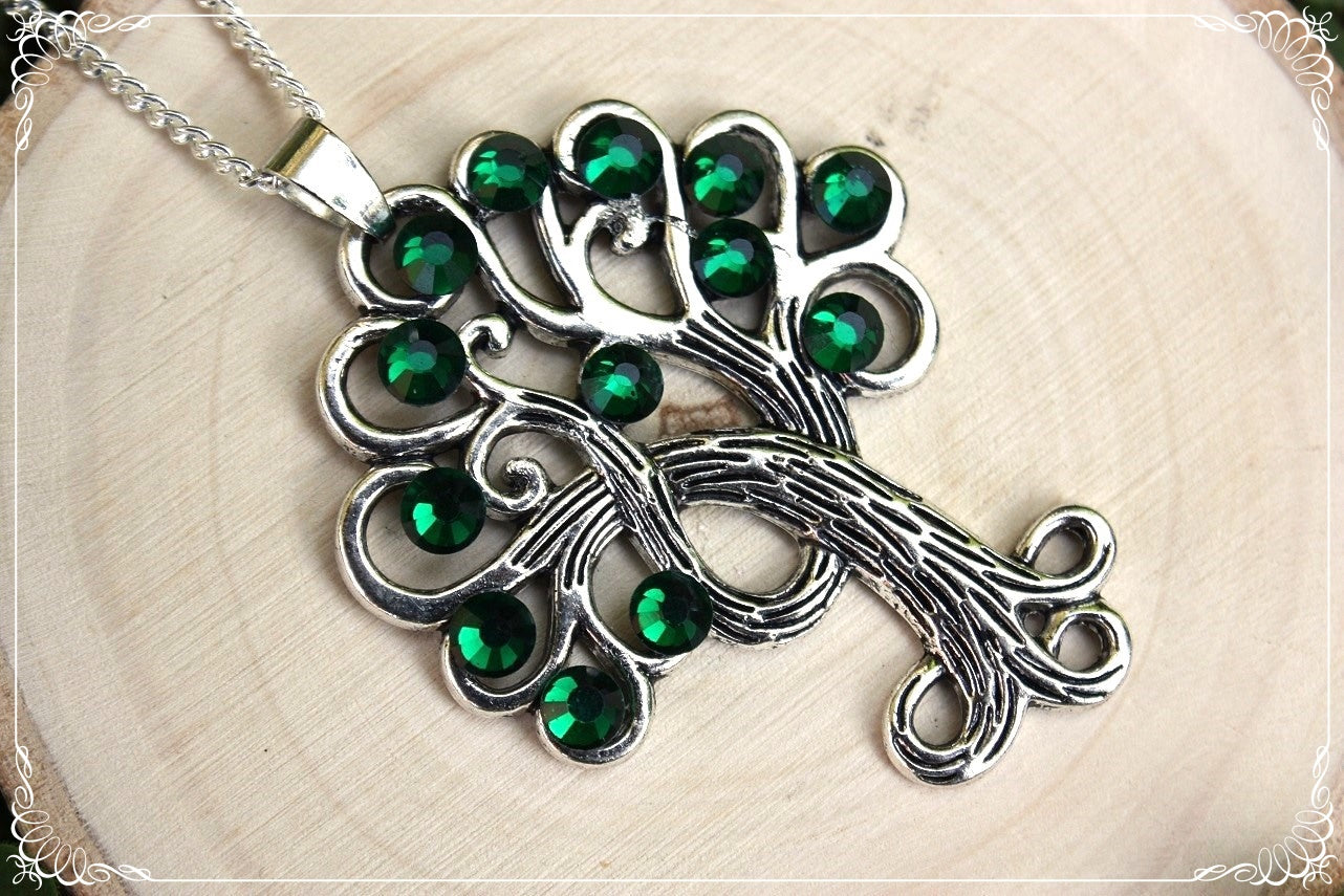 Grands pendentifs "Arbres méandres"