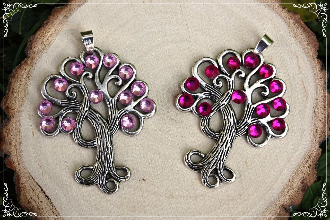 Grands pendentifs "Arbres méandres"