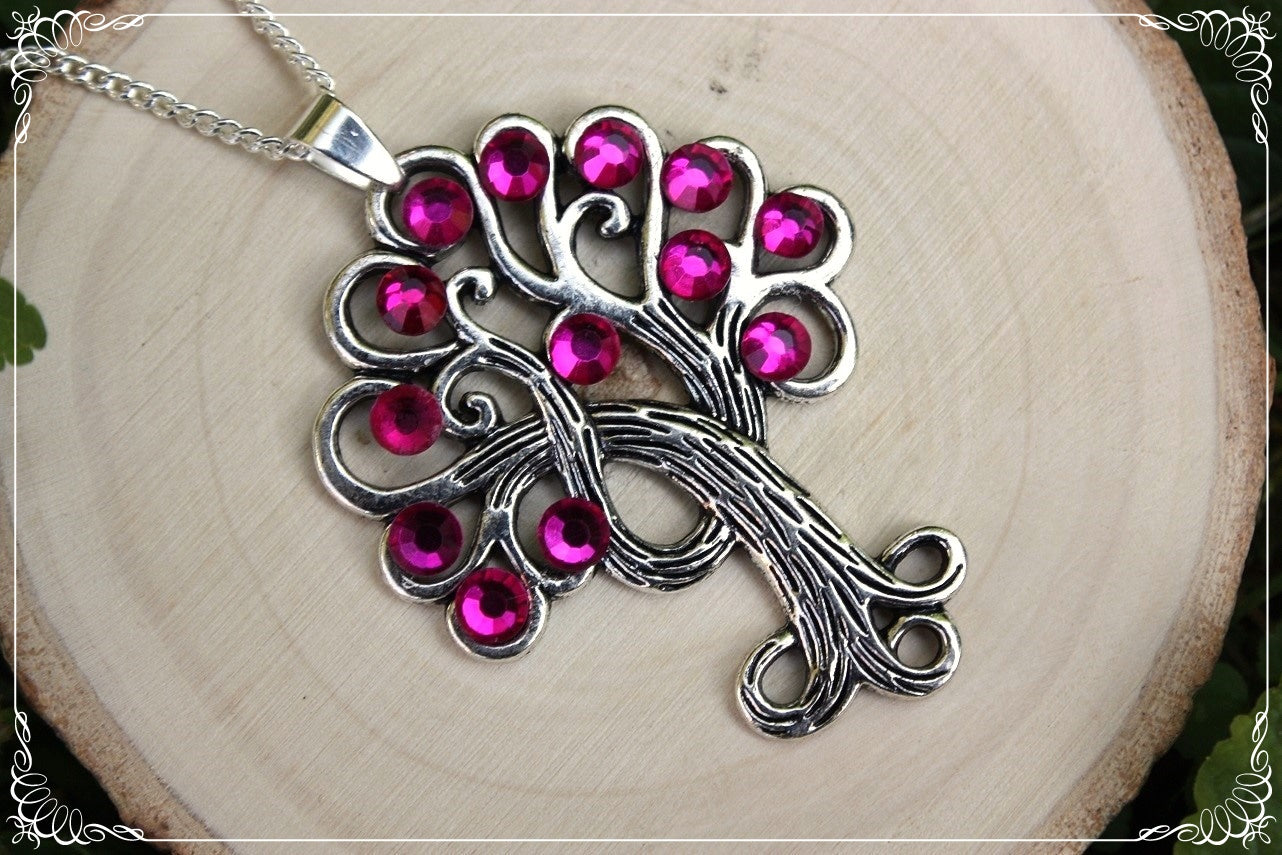 Grands pendentifs "Arbres méandres"