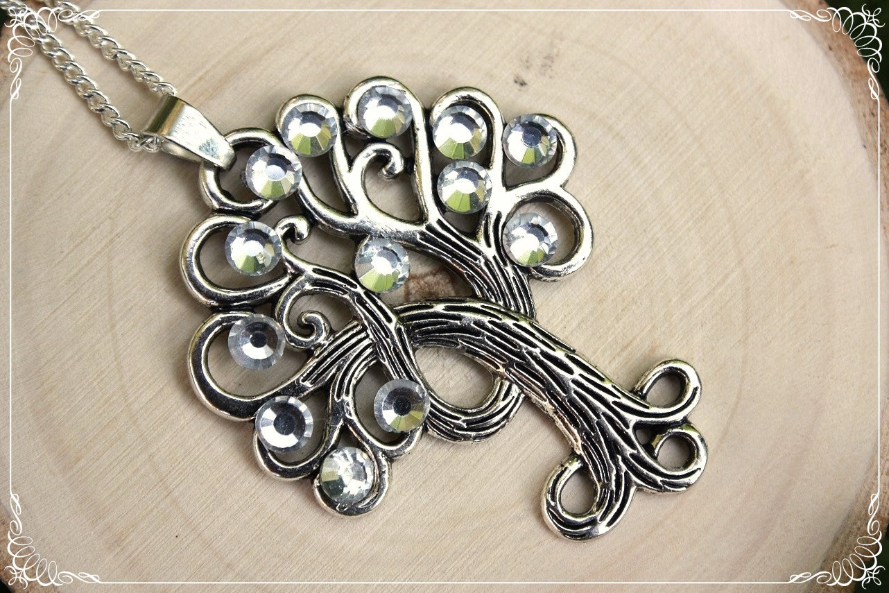 Grands pendentifs "Arbres méandres"