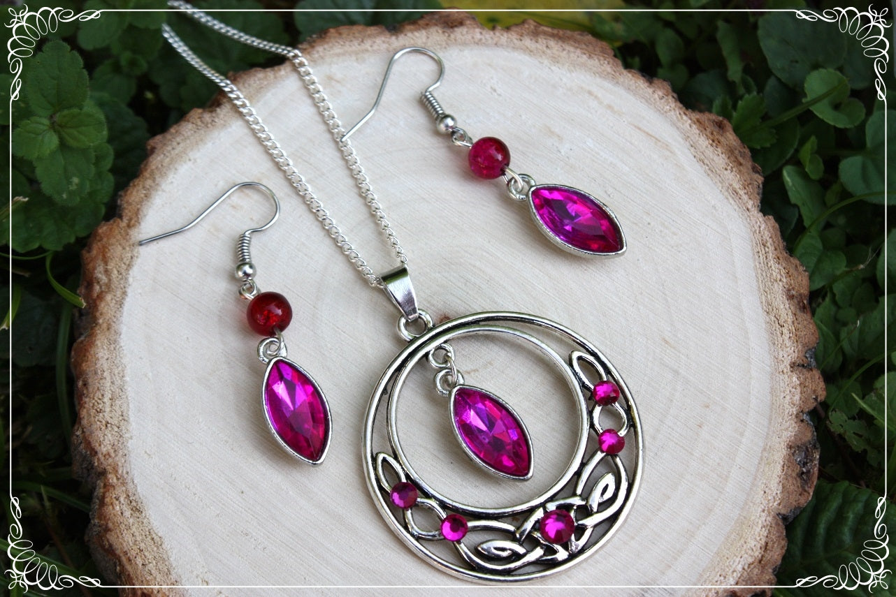 Boucles d'oreilles "Gouttes et perles"