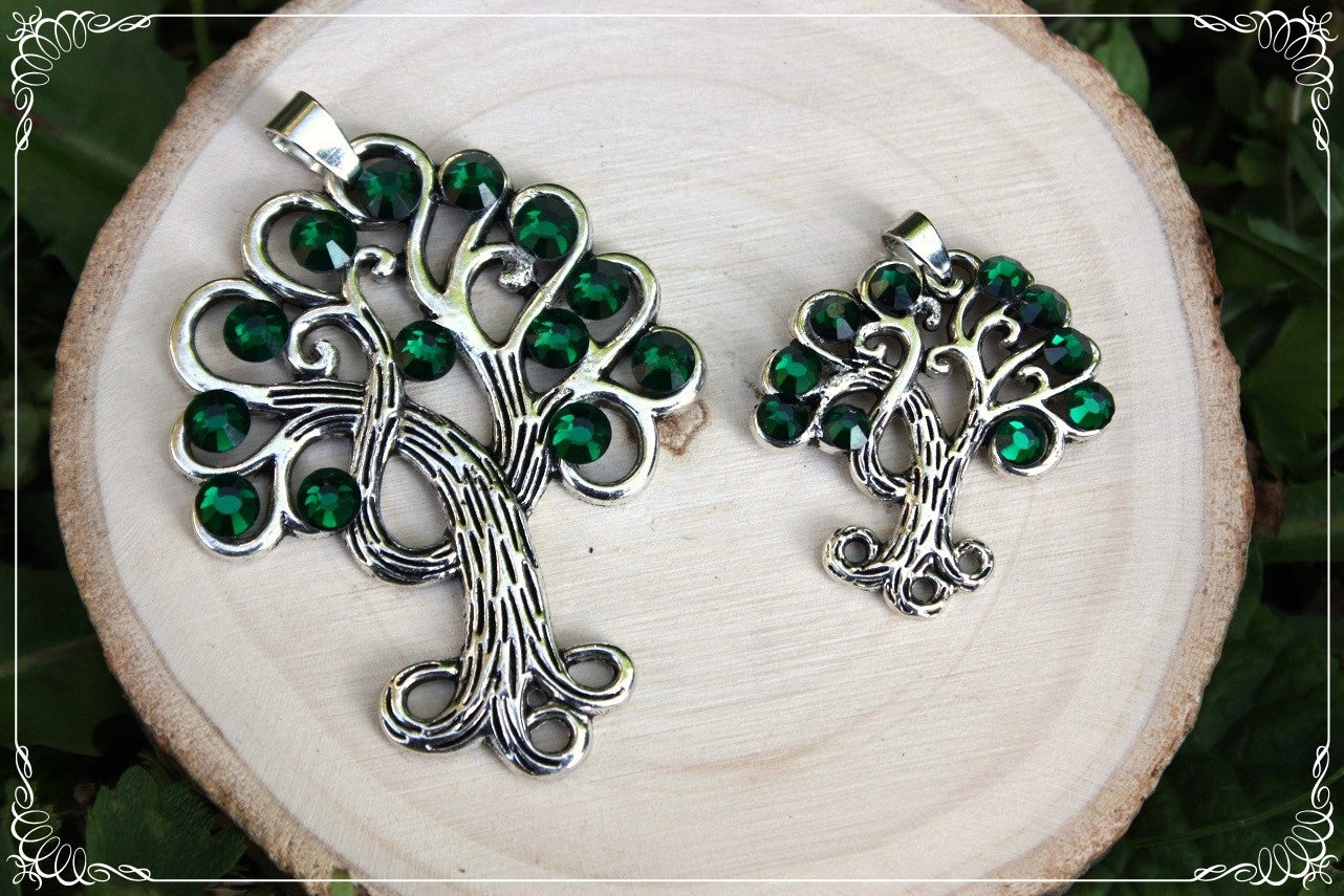 Petits pendentifs "Arbres méandres"